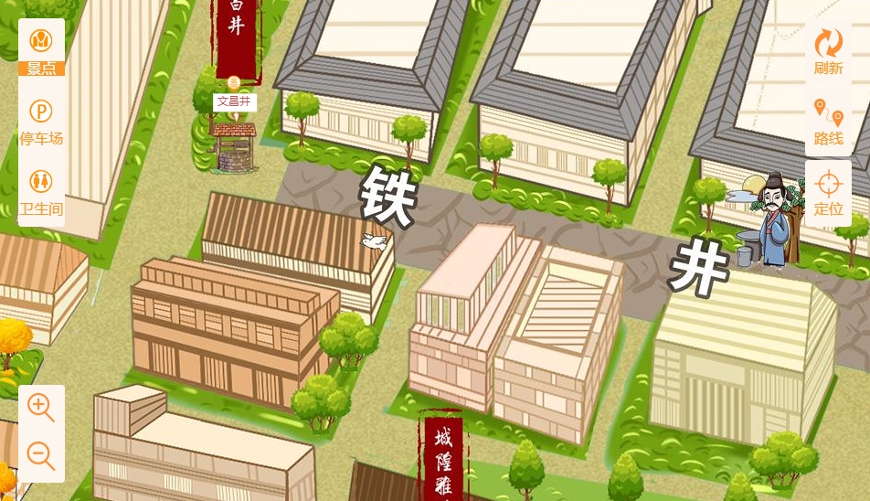 岚县智慧景区：手绘地图与语音导览的完美融合